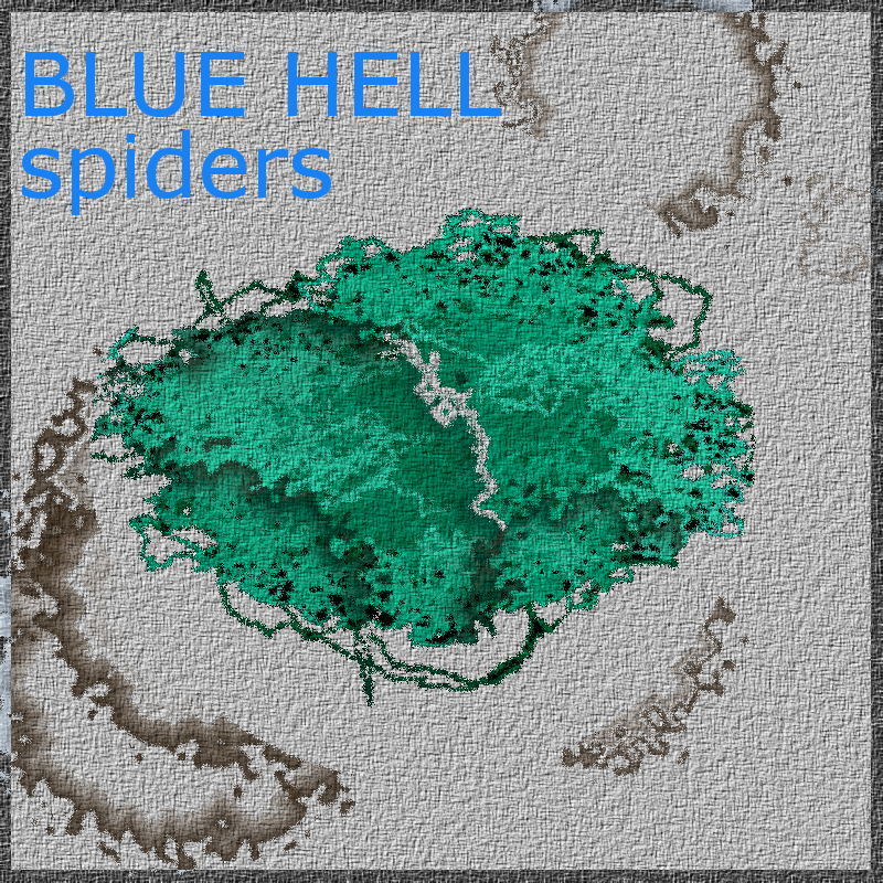 2019-10-06--blue hell--spiders